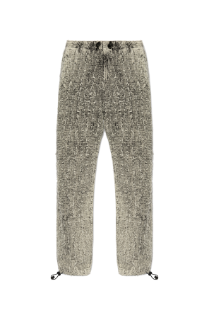 Versace Jeans Couture Lace pants with flared legs | Women's